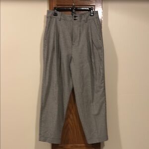 Madewell Black and White Checkered Pants